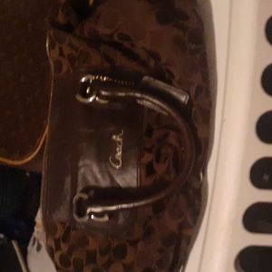 coach brown and purple size 0